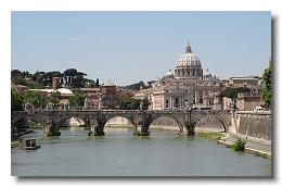 2011 05 09 Rome - Ponte Sant'Angelo with Vatican City